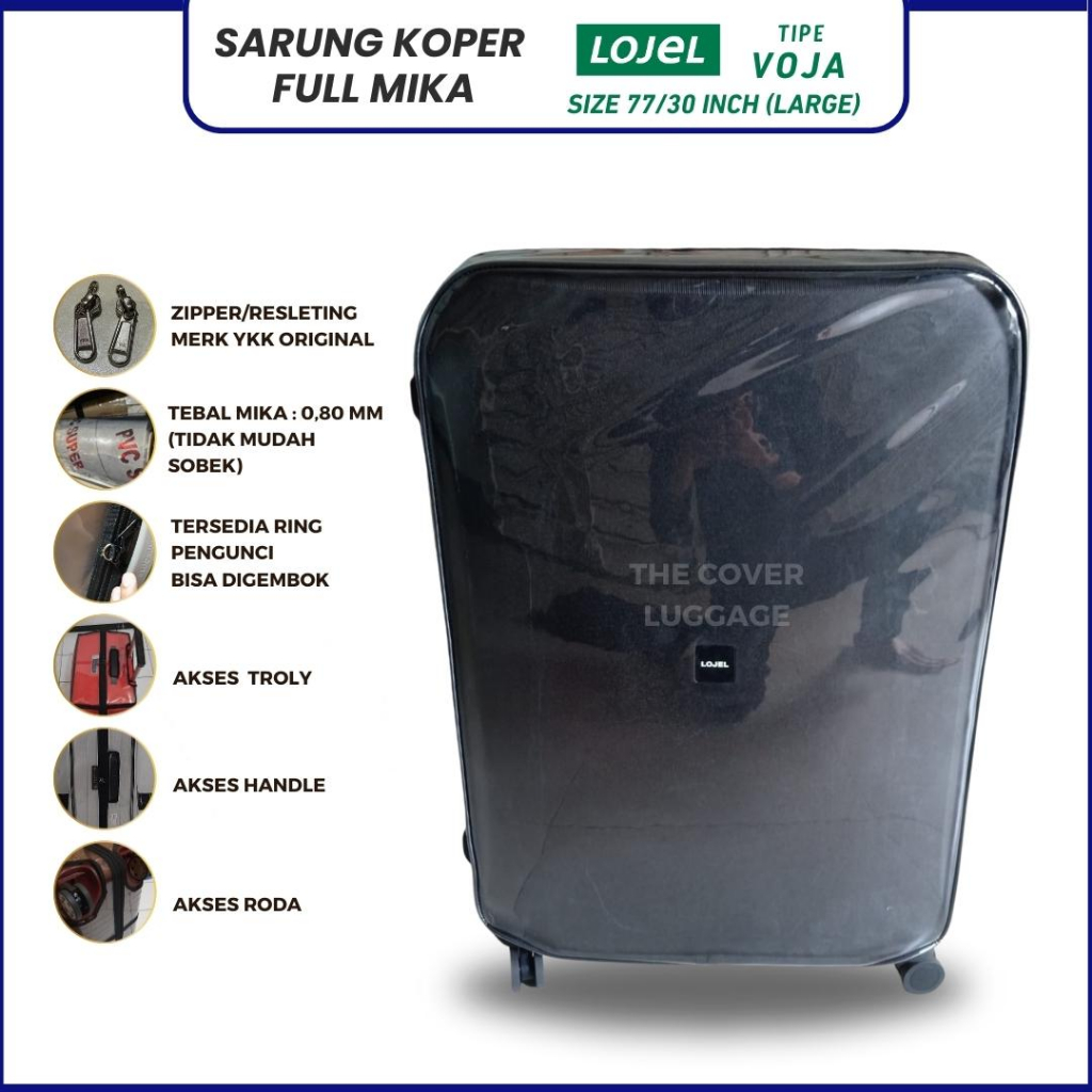 ผ้าคลุมกระเป๋าเดินทาง Fullmica สําหรับกระเป๋าเดินทาง Lojel โดยเฉพาะ Voja 77/30 นิ้ว (ขนาดใหญ่)