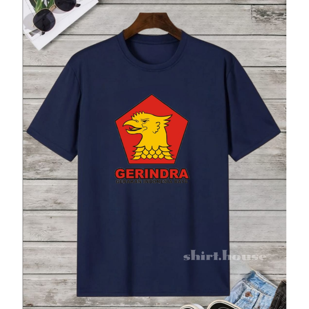 Gerindra PREMIUM ADULT T-SHIRTS/SML XL 2XL 3XL/Current OBLONG/MEN& 39;S AND WOMEN& 39;S CLOTHING WIT