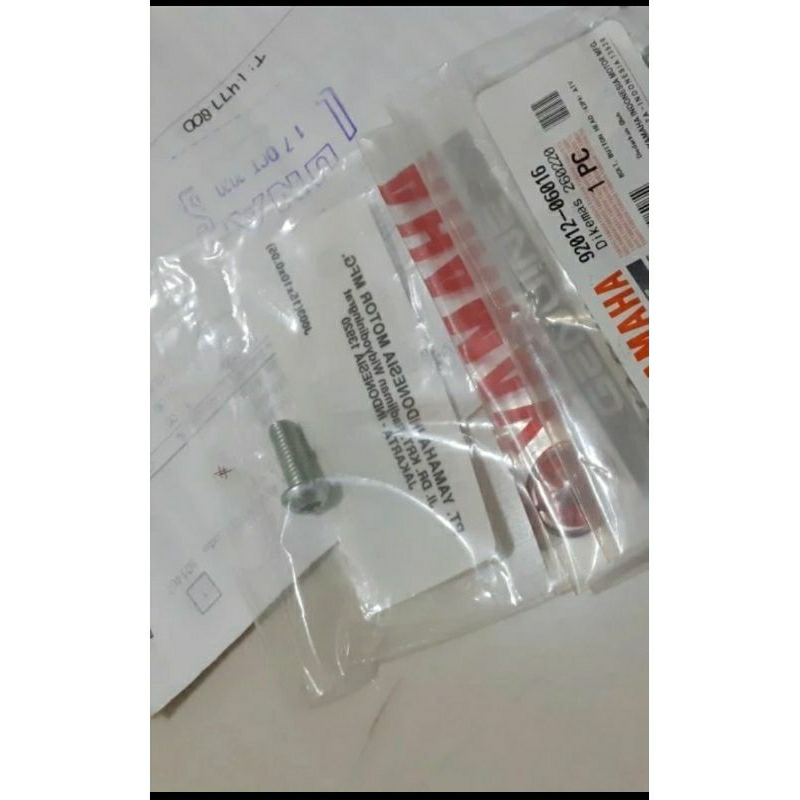 BOLT, CHAIN CAP, CHAIN BEARING, FENDER UNDER R15 V3 VVA XSR155, MT15 VIXION R (1PC) 92012-06016