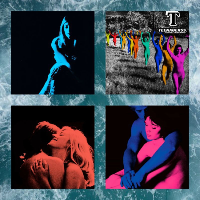 4 ชิ้นโปสเตอร์ Band TV Girl Aesthetic Wall Decor