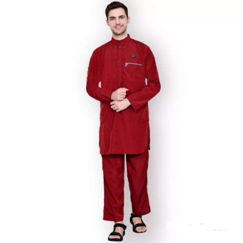 Pakistani kurta ชุดเดรสมุสลิม -1 เสื้อเชิ้ต และกางเกง koko 1 ชุด สําหรับผู้ใหญ่ - เสื้อเชิ้ต koko kurta