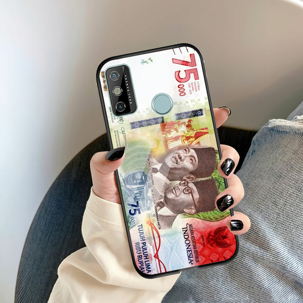 HP (U 131) Spark 6 Go Glass Softcase - Tecno Spark 6 Go Phone Case - Tecno Spark 6 Go Beautiful Case