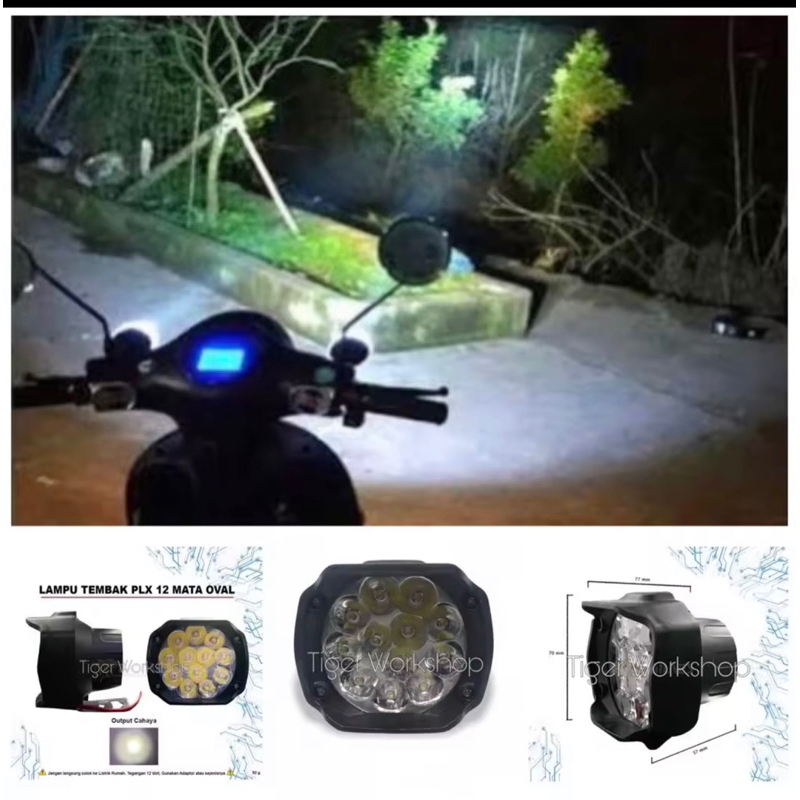 MATA 9 EYES 10 WAT กันน้ํารถจักรยานยนต์ REAR VIEW LIGHT 9 EYES 10 W LED REAR VIEW LIGHT 9 EYES ไฟ LE