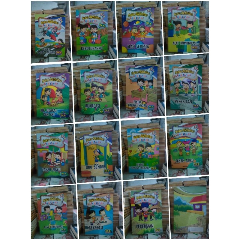 หนังสือกิจกรรมเด็กอัจฉริยะ 1 แพ็คเกจมี 15 เล่มสําหรับโรงเรียนอนุบาล A Semester 1 และ 2 โรงเรียนอนุบา
