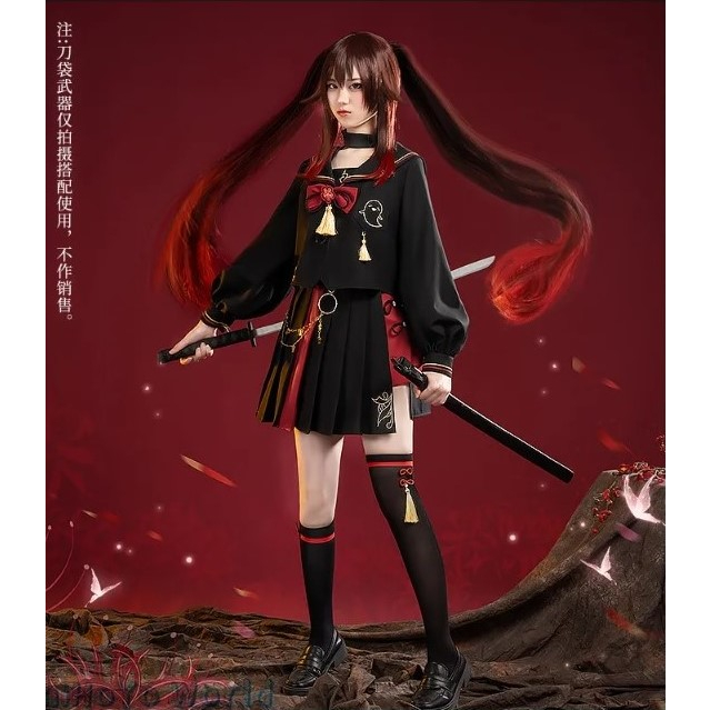 (PDS) HUTAO SAILOR VERSION คอสเพลย์ COSTUME CASUAL CUSTOME SEIFKU SKIRT
