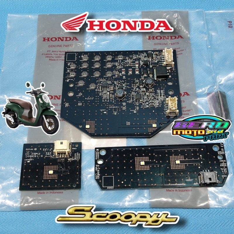 PCB LED HEADLIGHT HONDA SCOOPY ใหม่ K2F SCOOPY PRESTIGE 2020-2023 ต้นฉบับ