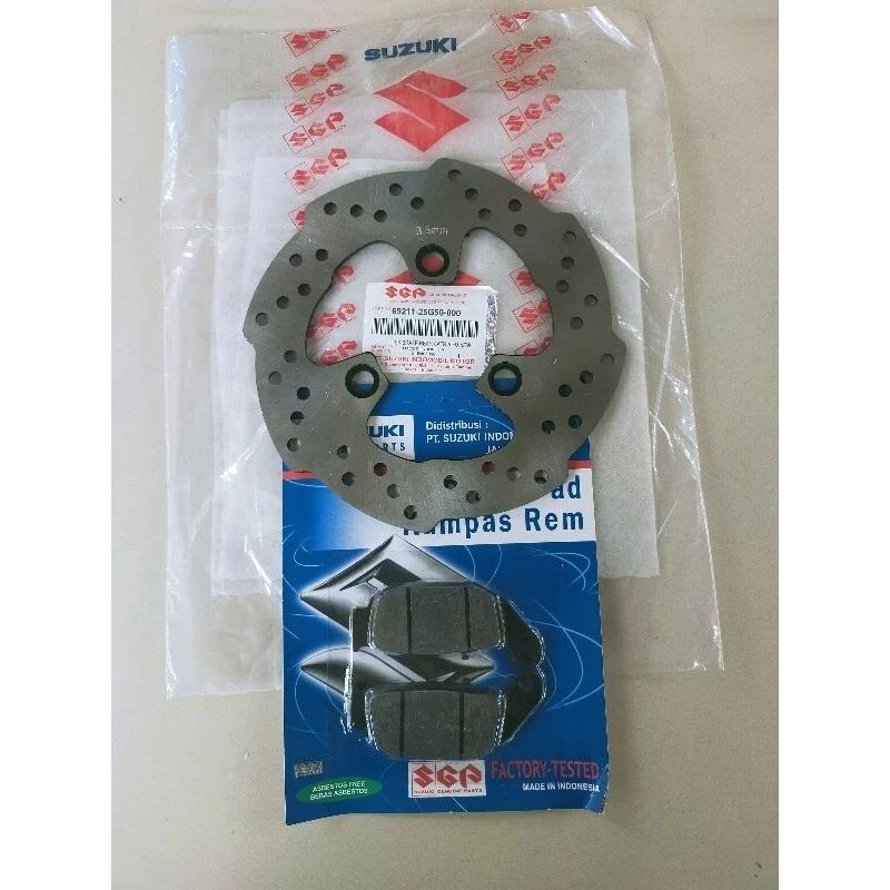 จานดิสหลัง+ดิสแพด GSX 150 Original Sunstar