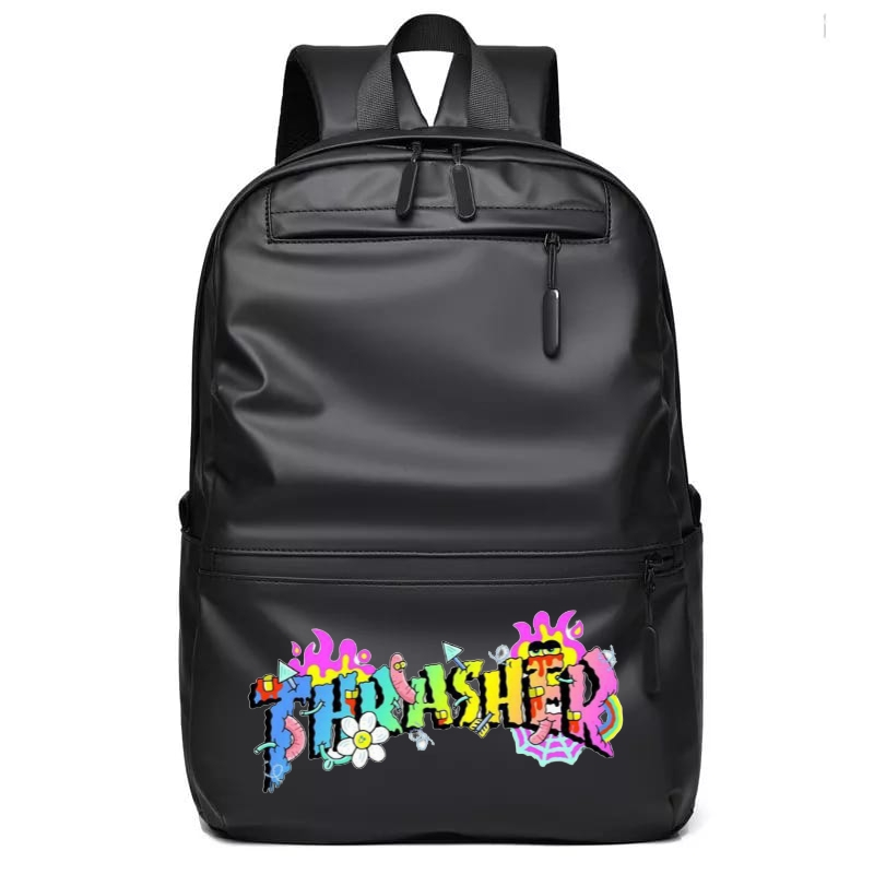 Population Men& 39;s backpack Thrasher Flower backpack กระเป๋านักเรียนกันน้ํา