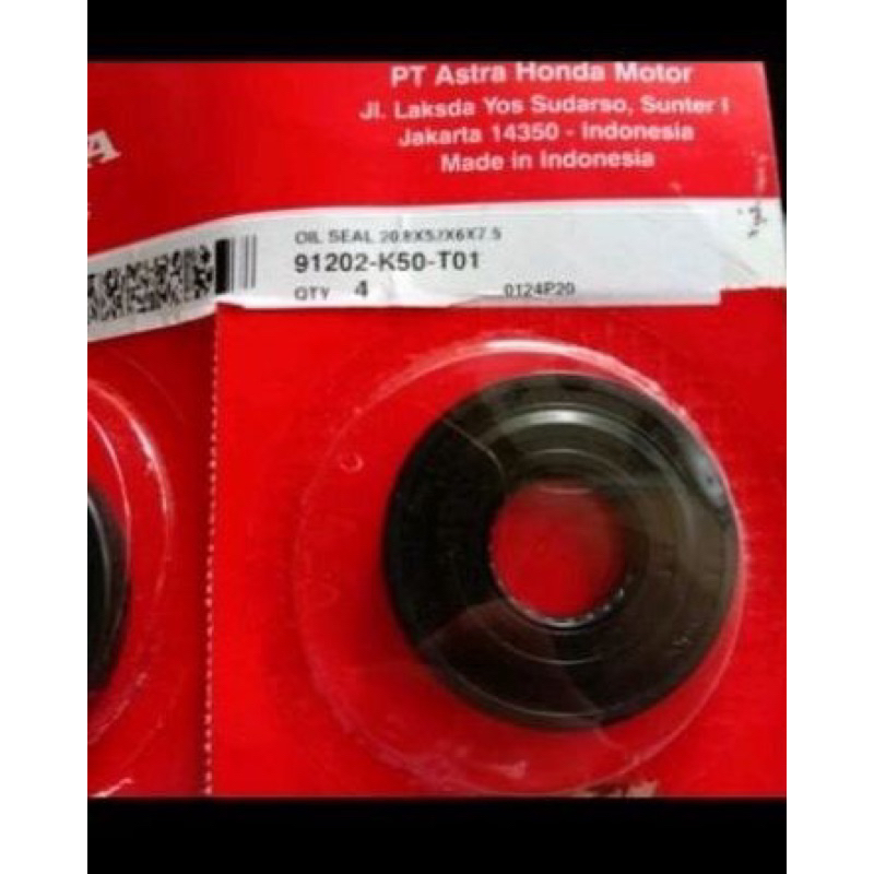 91202-k50-t01 LETF CRANK AXLE SEAL BEAT ESP 2015 - 2020 SCOOPY ESP 2015 - 2020 VARIO 110 ESP 2015 - 