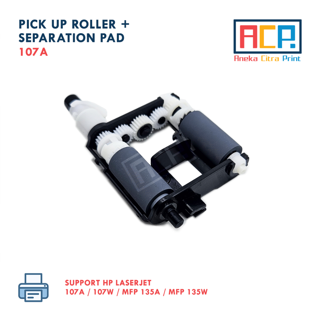 Pick Up Roller + แผ่นแยก HP Laserjet 107A 107W 135A 135W - ใหม่