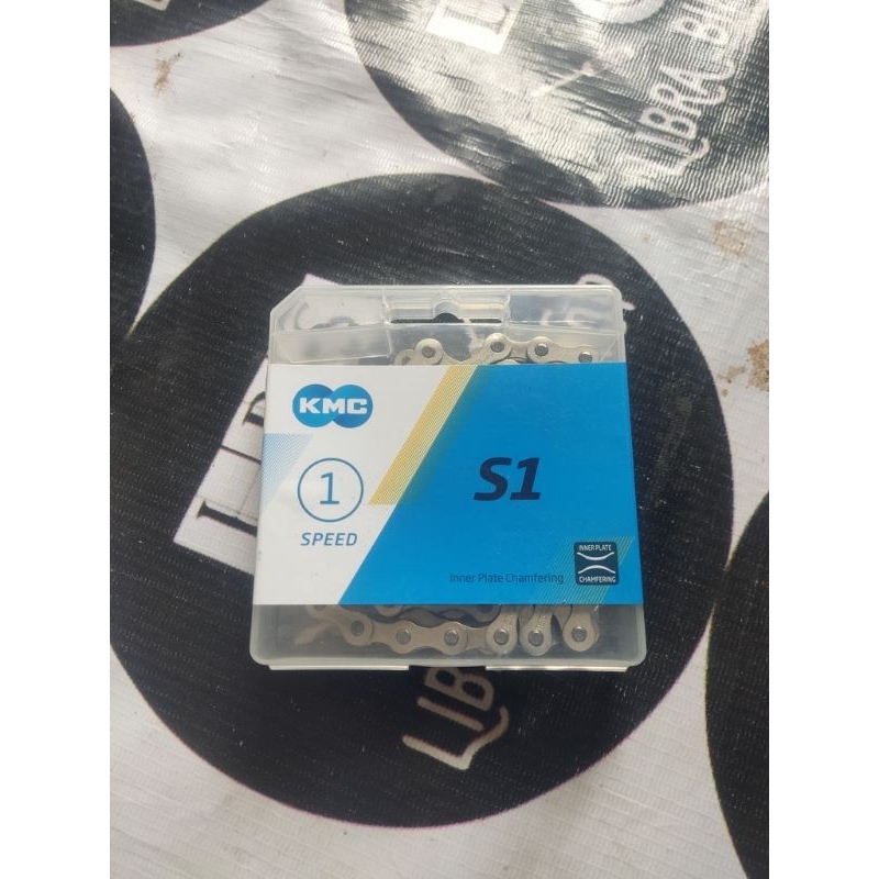 KMC S1 S-1 112L FIXIE BMX SINGLE SPEED CHROME CHAIN