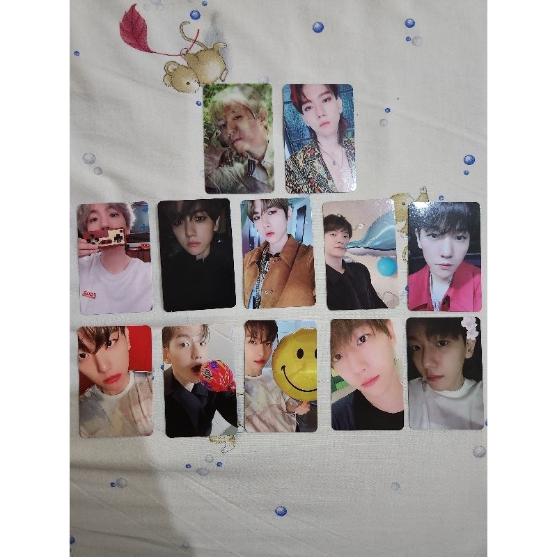 [EXO] Baekhyun Photocard Bambi/Delight/Kihno/Nature Republic unit หรือจํานวนมาก