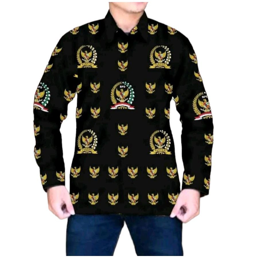 KATUN National BPD Batik สําหรับผู้ชายและผู้หญิง | ชุดผ้าบาติกสําหรับ Village Consultative Body Line