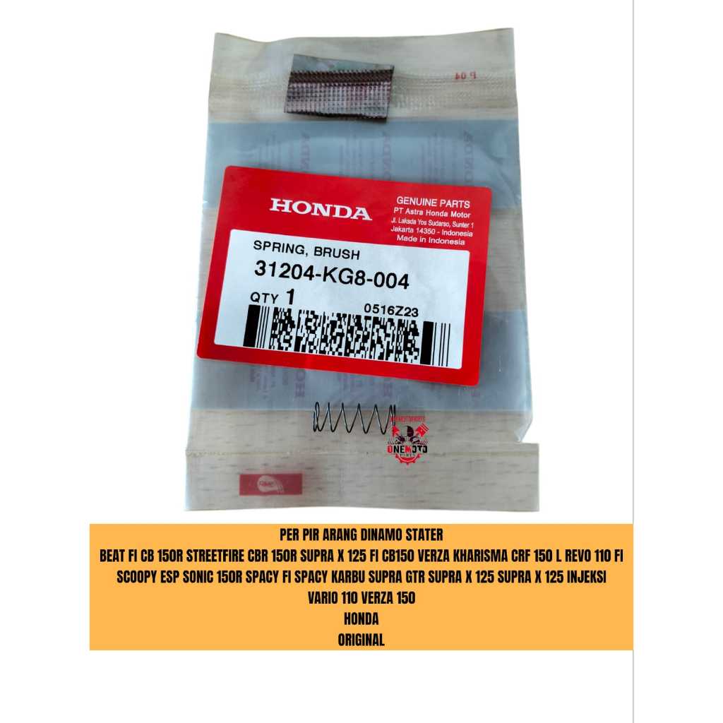 PER PIR CHARCOAL DYNAMO STATER BEAT FI CB 150R STREETFIRE CBR 150R SUPRA X 125 FI INJECTION CB150 VE