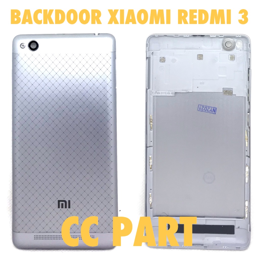 ฝาหลังประตูหลัง Xaiomi Redmi 3