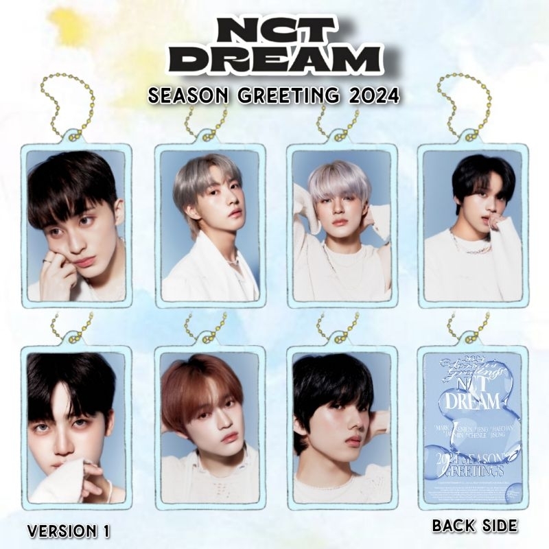 Gantungan Nct Dream Season Greeting 2024 พวงกุญแจอะคริลิกใสพวงกุญแจอะคริลิค
