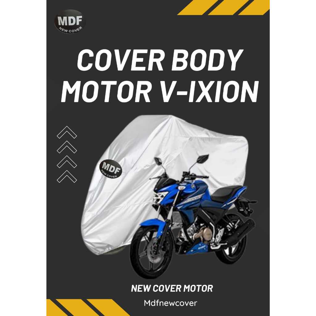 ฝาครอบรถจักรยานยนต์สีเงิน V-IXION