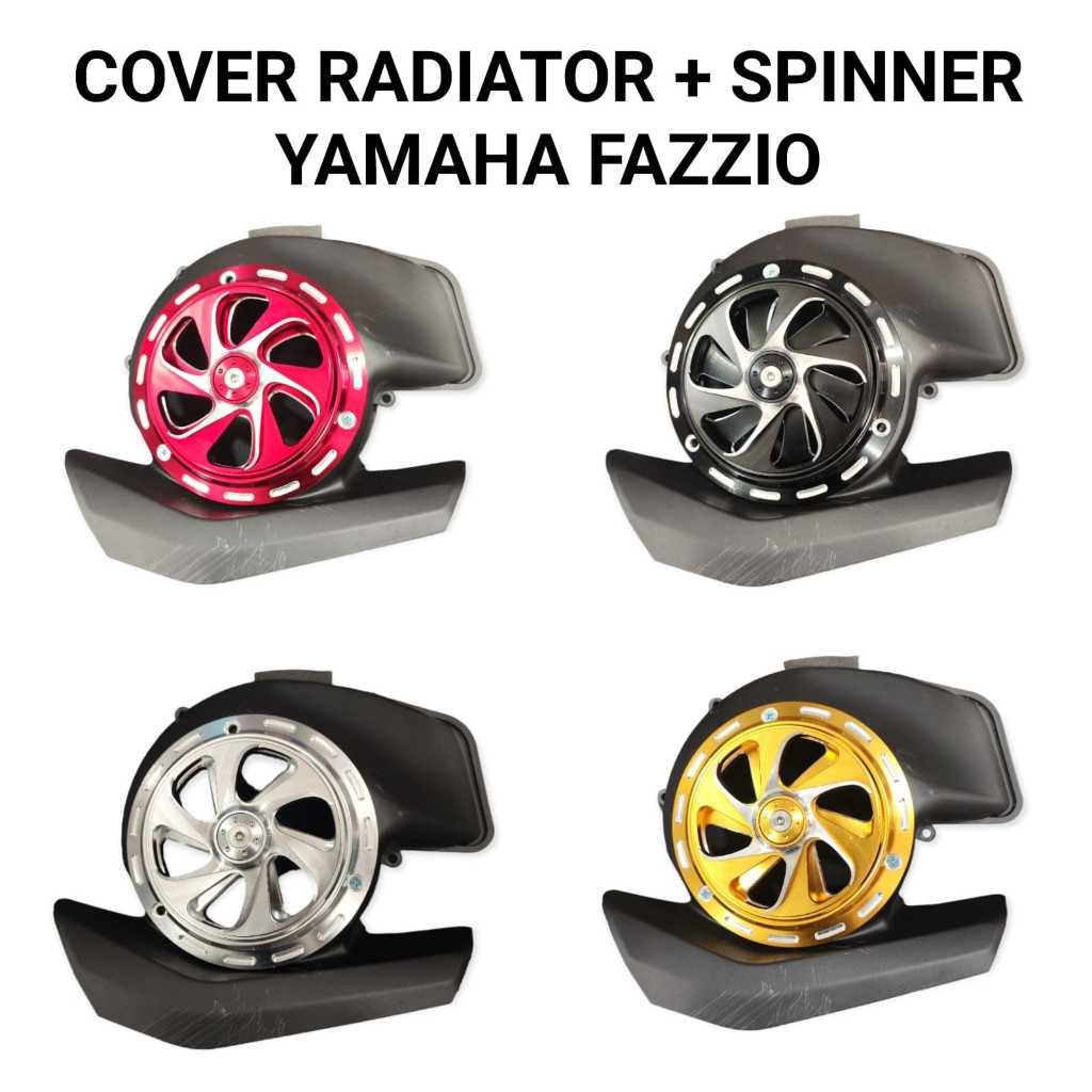 Mesin ฝาครอบพัดลม ฝาครอบพัดลมเครื่องยนต์ Plus Fazzio Freego Gear 125 Spinner