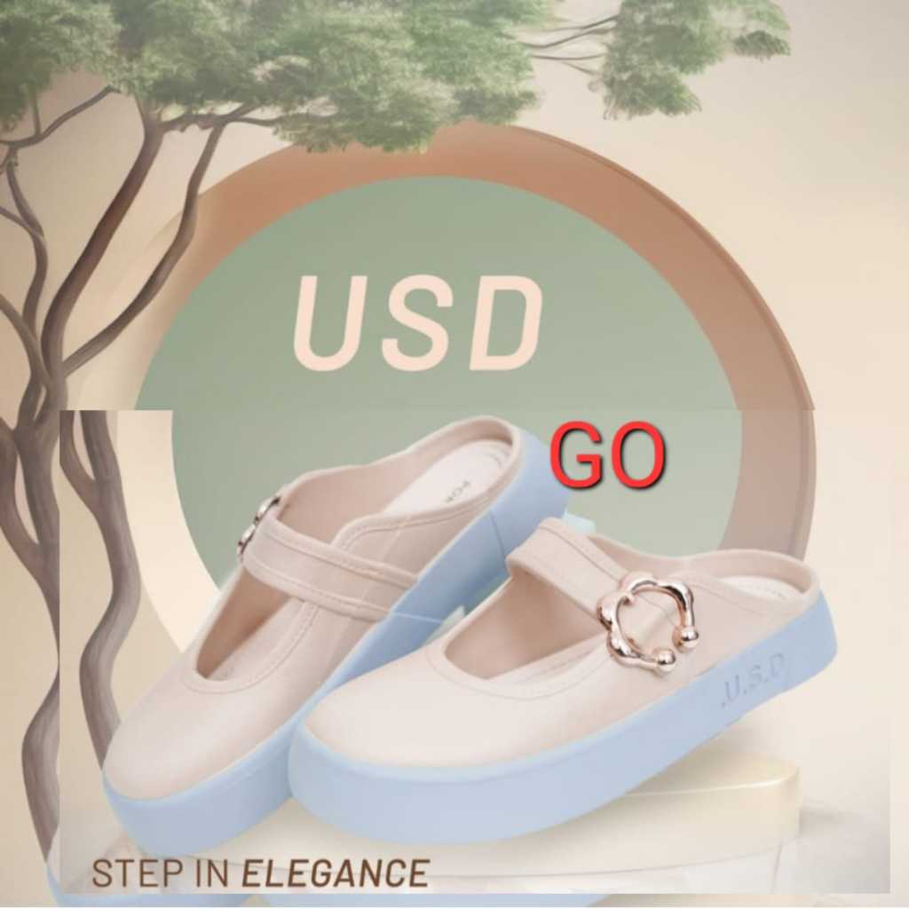 Gof PORTO LADY USD FUJI Sandals Viral Slop Jely Buckle รองเท้าแตะเกาหลีผู้หญิงรองเท้าแตะลําลองรองเท้