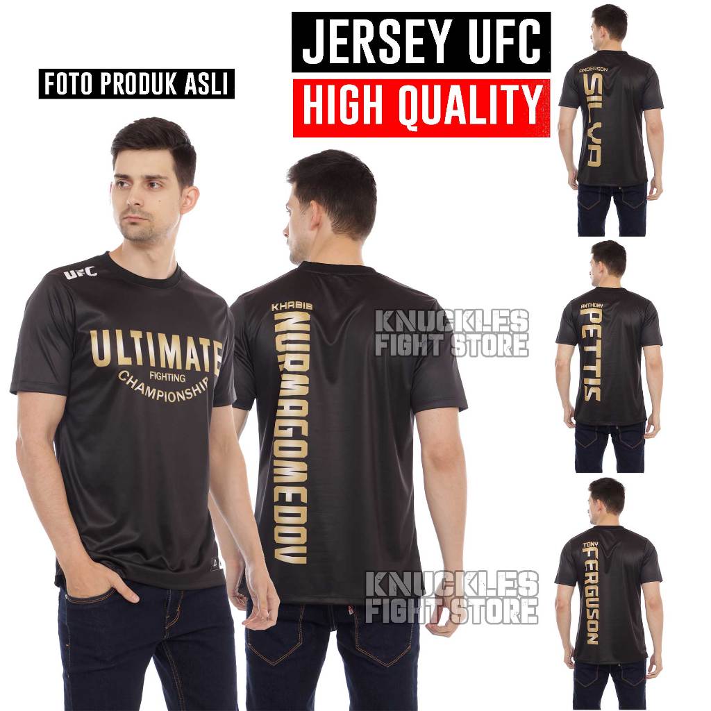 UFC ULTIMATE JERSEY เสื้อยืด UFC เสื้อผ้า UFC