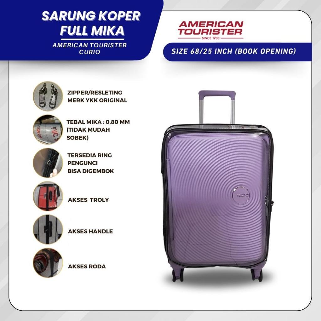 Reborn LC - ผ้าคลุมกระเป๋าเดินทาง | ผ้าคลุมกระเป๋าเดินทาง Fullmika Special American Tourister Curio 