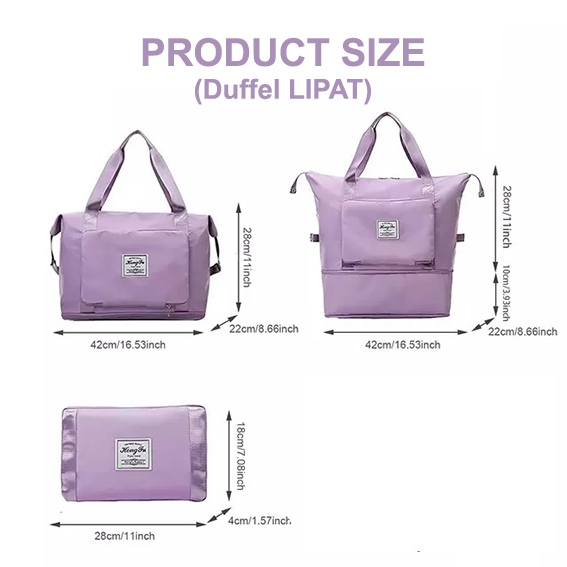 JUMBO 3-TIER TRAVEL BAG / 3-TIER WHEEL BAG / 3-TIER WHEEL DUFFLE BAG / TRAVEL