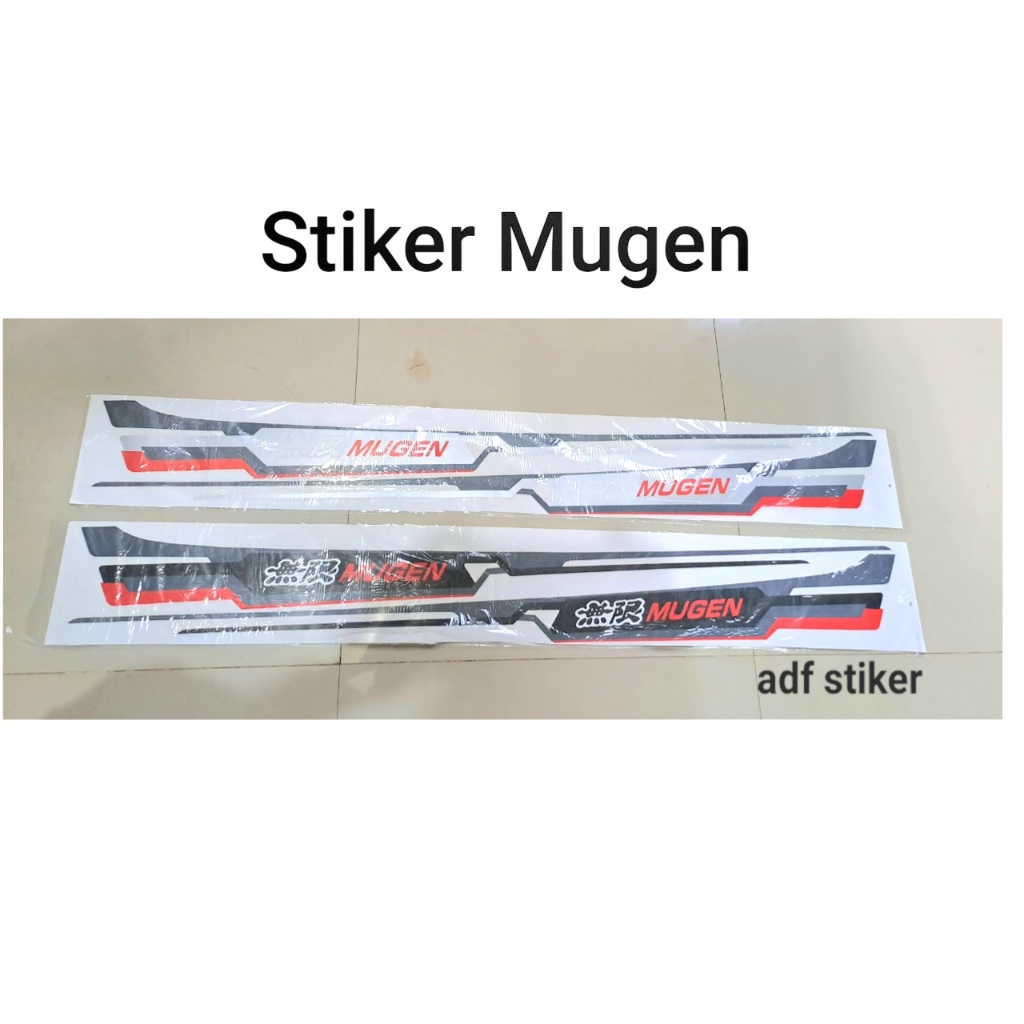 สติ๊กเกอร์ bodo ด้านข้างสําหรับ Honda BRV hrv Mobilio Jazz Mugen รุ่น / Mugen Jazz BRV Mobilio Honda