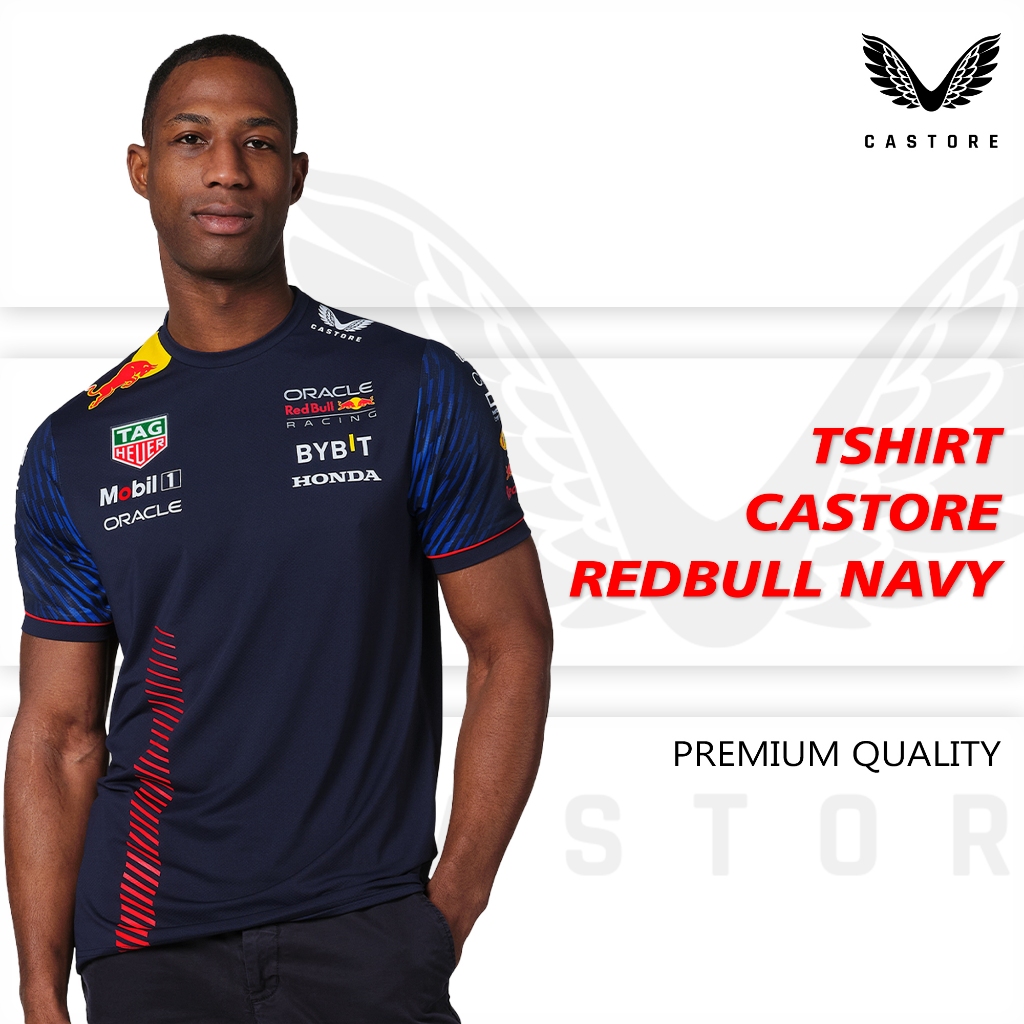 เสื้อยืด Castore REDBULL NAVY PREMIUM