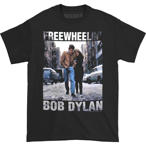 เสื้อยืด Bob Dylan Freewheelin | เสื้อยืดวง