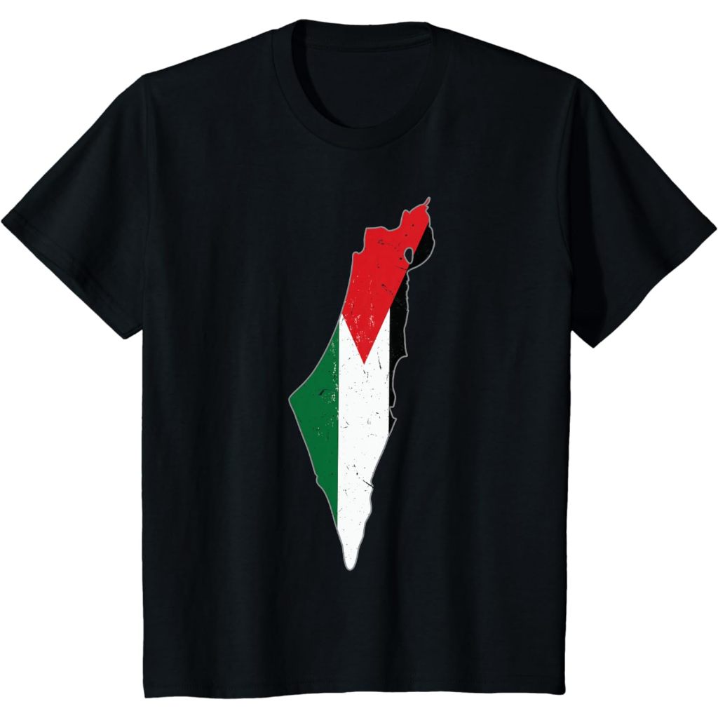 Palestine Flag 2 เสื้อยืดเด็กฟรีเสื้อยืด Palestine