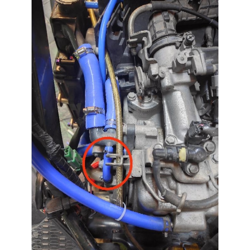 หม้อน้ําปั๊มน้ําสายยาง A ขนาดเล็ก Samco Vario 125 / 150, Pcx 150