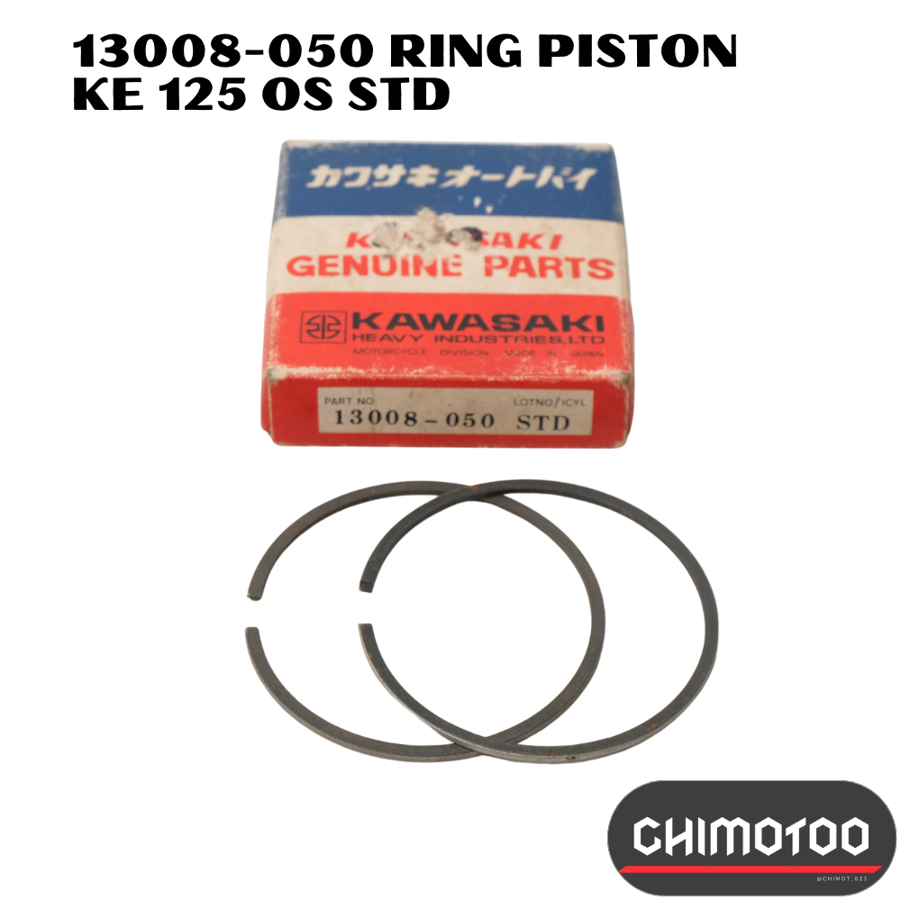 ลูกสูบแหวนลูกสูบ kawasaki binter ke125 kh125 ks125 kd ke kh 125 Os ขนาด Std เดิม