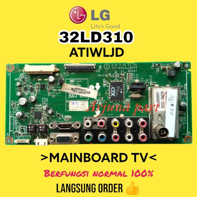 Mesin LG 32LD310 เมนบอร์ดทีวี / MB TV LG 32LD310 / LG 32LD310 โมดูลทีวี / LG 32LD310 TV MACHINE / MB