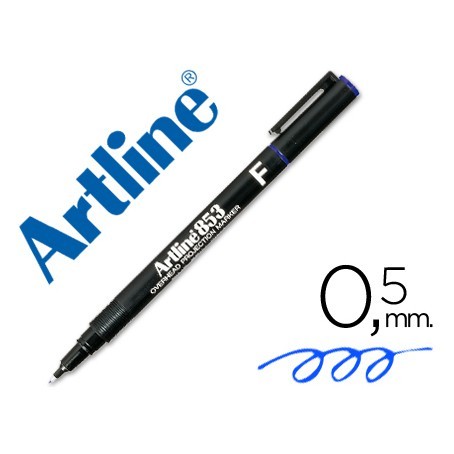 Ohp F Marker Artline EK-853N สีน้ําเงิน 0,5