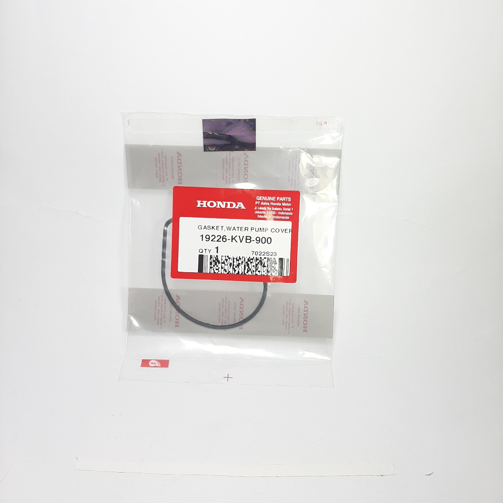 ปะเก็น oring ซีลฝาครอบปั๊มน้ําหม้อน้ํา vario 110 คาร์บูเรเตอร์ 19226KVB900
