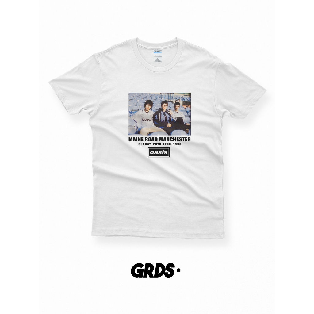 OASIS MAINE ROAD T-SHIRT / OASIS เสื้อยืดฟรีสติ๊กเกอร์