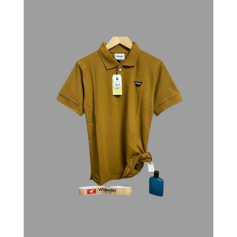 Wrangler Polo T-Shirt Short Sleeve Wrangler T-Shirt Premium Distro Wrangler Collar T-Shirt