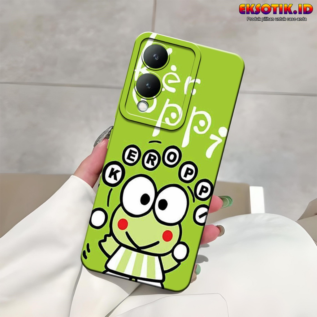 VIVO Y17S กรณี Eksotik.id VIVO Y17S ปลอก VIVO Y17S ซิลิโคนโทรศัพท์มือถือผิวอุปกรณ์เสริม Hardcase Sof