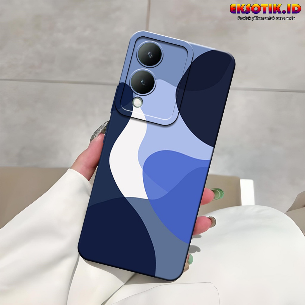 VIVO Y17S กรณี Eksotik.id VIVO Y17S ปลอก VIVO Y17S ซิลิโคนโทรศัพท์มือถือผิวอุปกรณ์เสริม Hardcase Sof