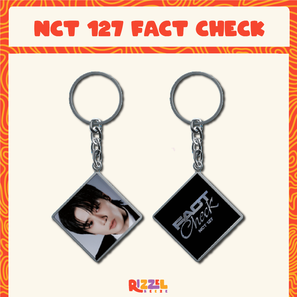 พวงกุญแจ GANTUNGAN NCT 127 FAC CHECK/ พวงกุญแจ NCT 127/KEYCHAIN ACRYLIC/KEYCHAN KPOP/KPOP KEYCHAIN
