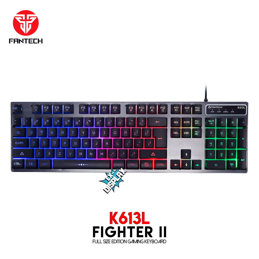 Fantech K613L Fighter II คีย์บอร์ดเกม Full Size Edition ExDisplay