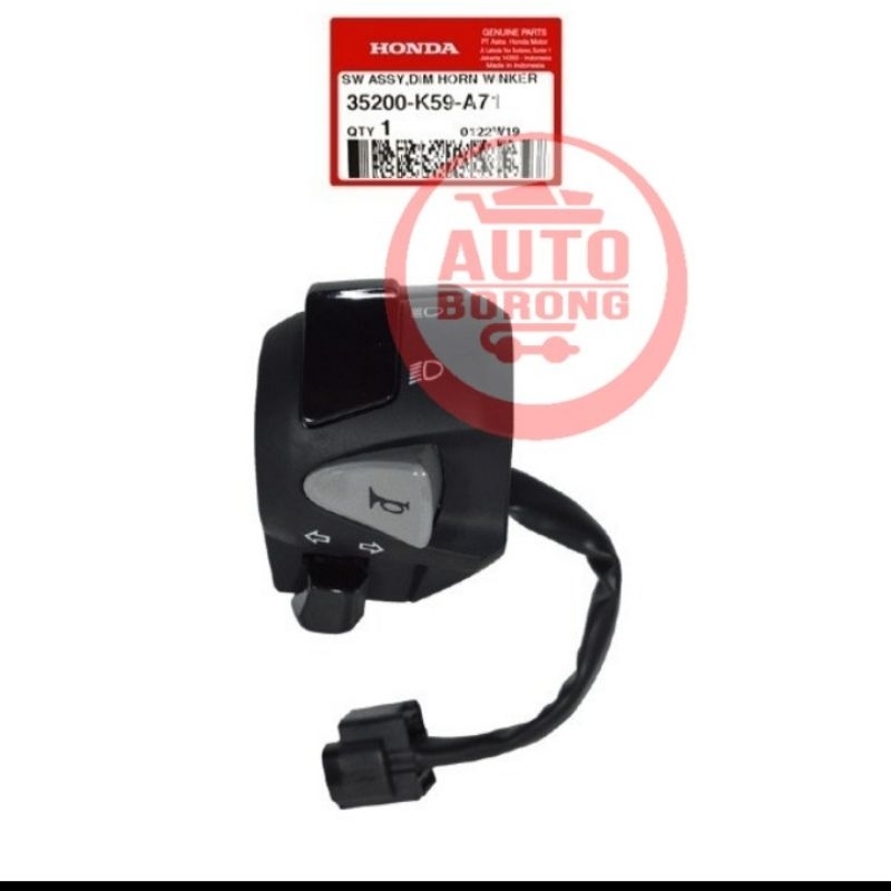 35200 K59 A71 สวิทช์ซ้ายสวิทช์ Assy Dim Horn Winker ใหม่ Vario 125 ESP K60R ใหม่ Vario 150 Honda ของ