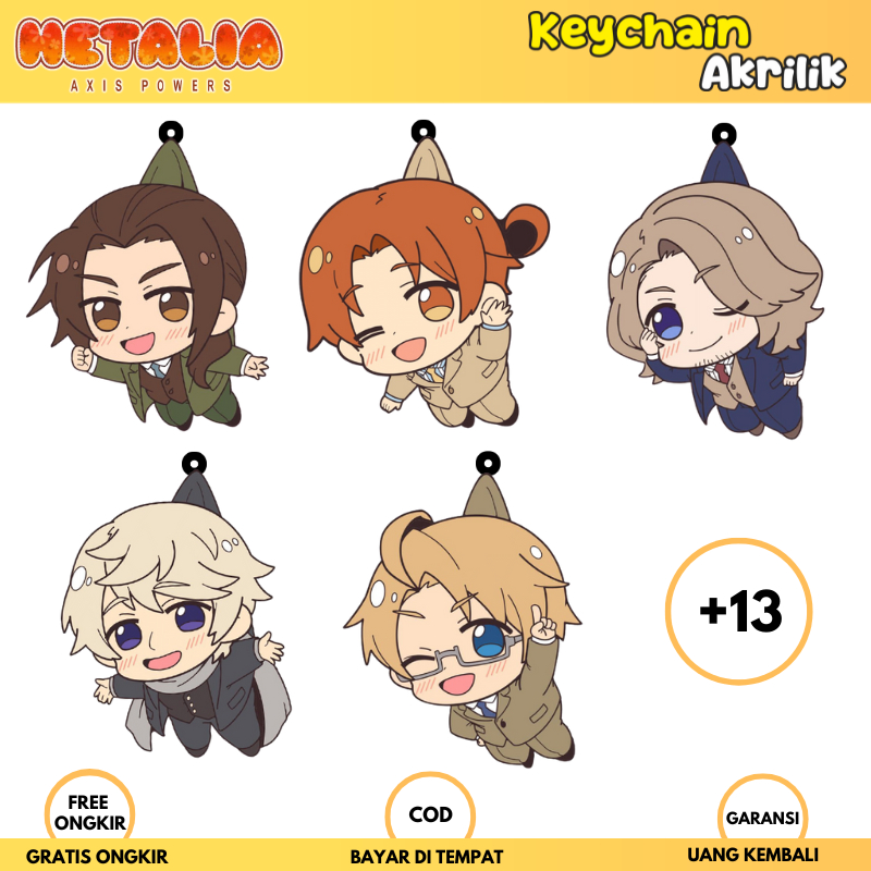 Gantungan [Hetalia axis powers] พวงกุญแจอะคริลิค และสายคล้องคอ ลายอนิเมะอิตาลี