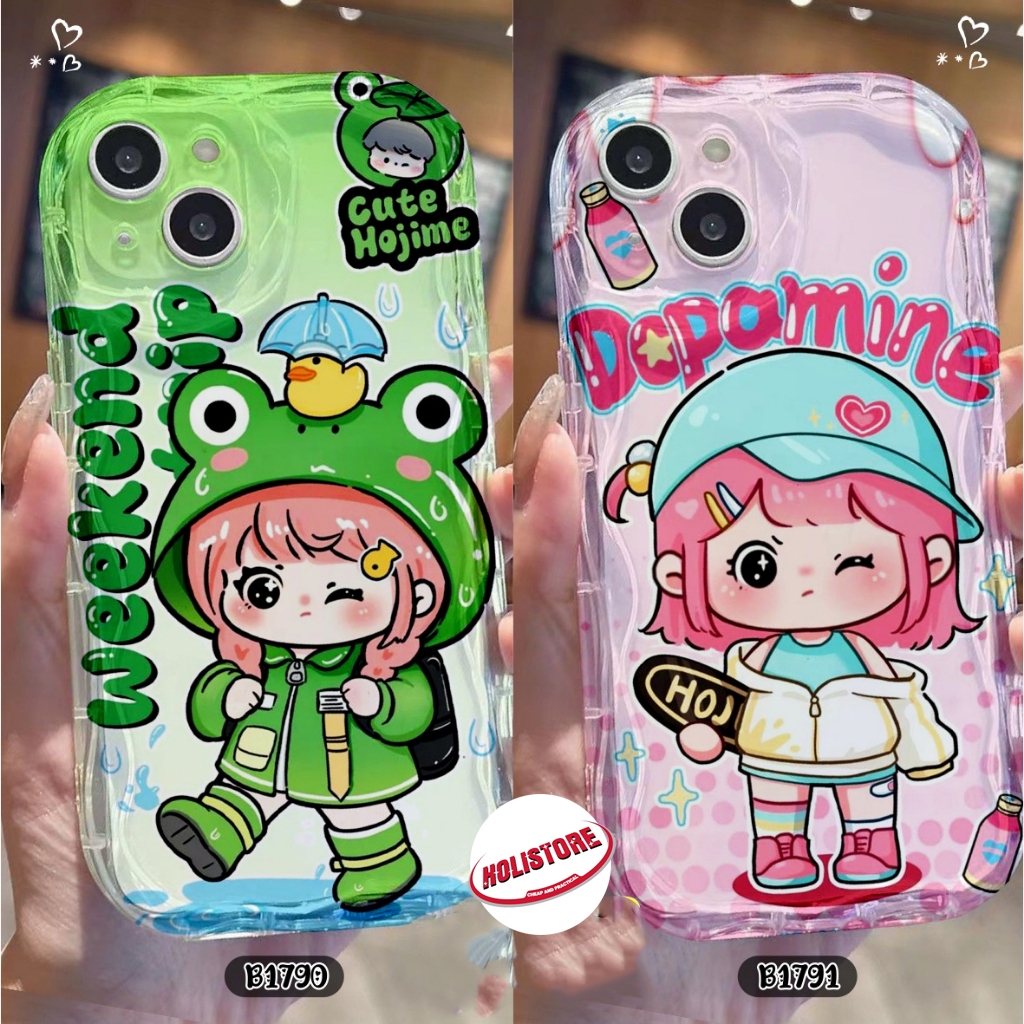 B1790 กรณี SOFTCASE SILICON CASING MELTING CLEAR SHOCKPROOF สําหรับ OPPO A58 A78 A72 A74 A95 A76 A36