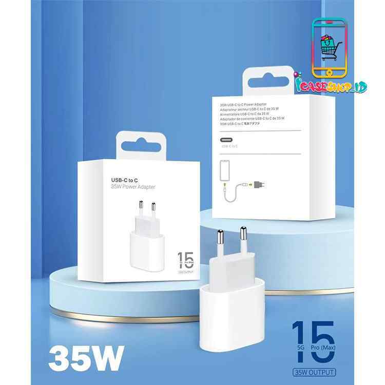 Adaptor Adaptor Batok Charger 15 15+ 15 pro max 35W 35 วัตต์ USB C IC3916