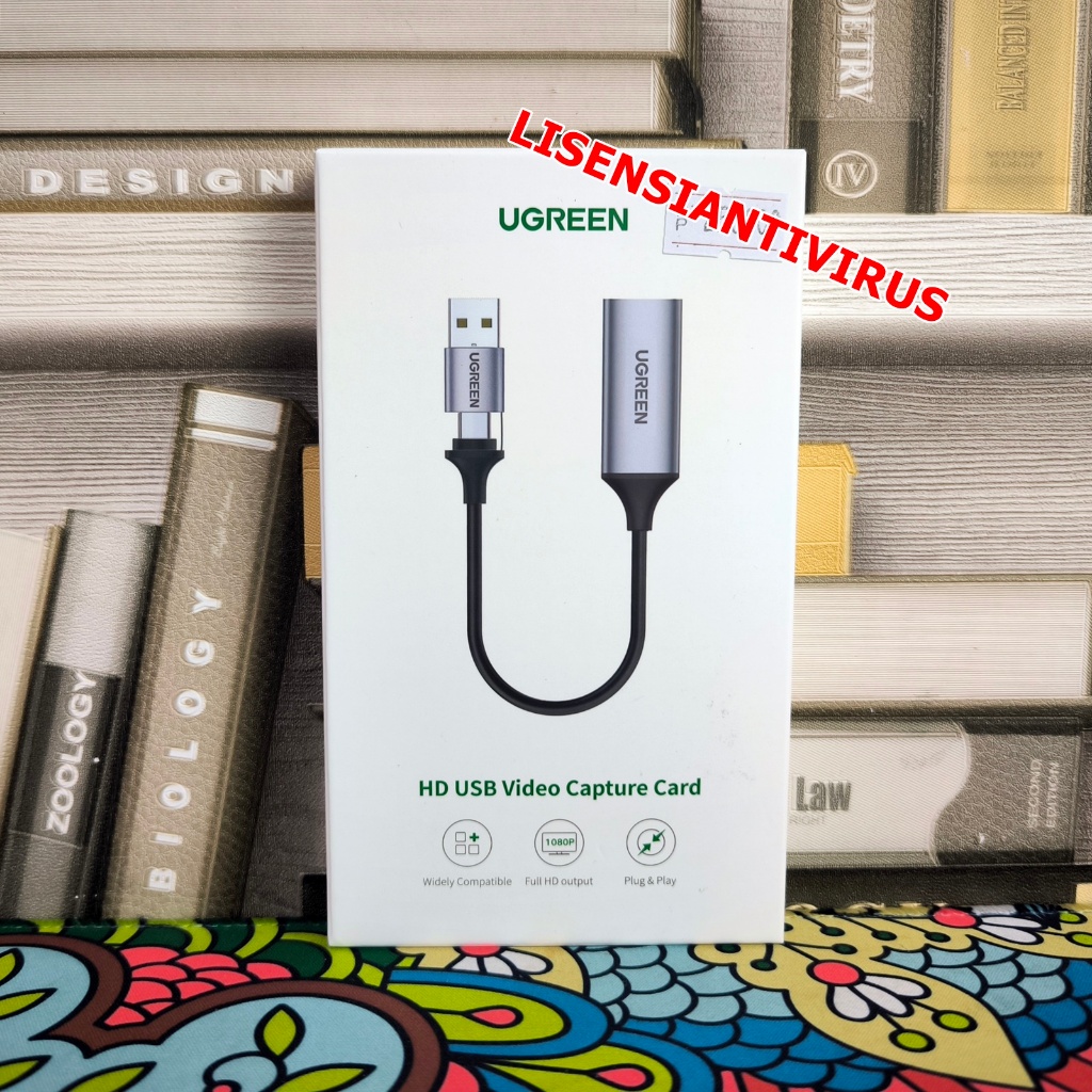 UGREEN การ์ดจับภาพวิดีโอ HDMI HD 4K 60Hz Mac Windows Android 40189