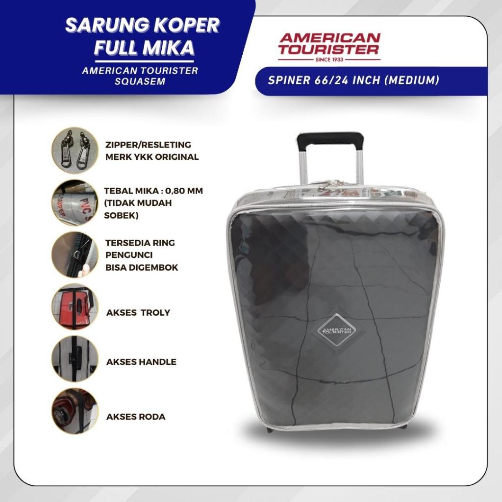 Reborn LC - ผ้าคลุมกระเป๋าเดินทาง | ผ้าคลุมกระเป๋าเดินทาง Fullmika Special American Tourister Squase
