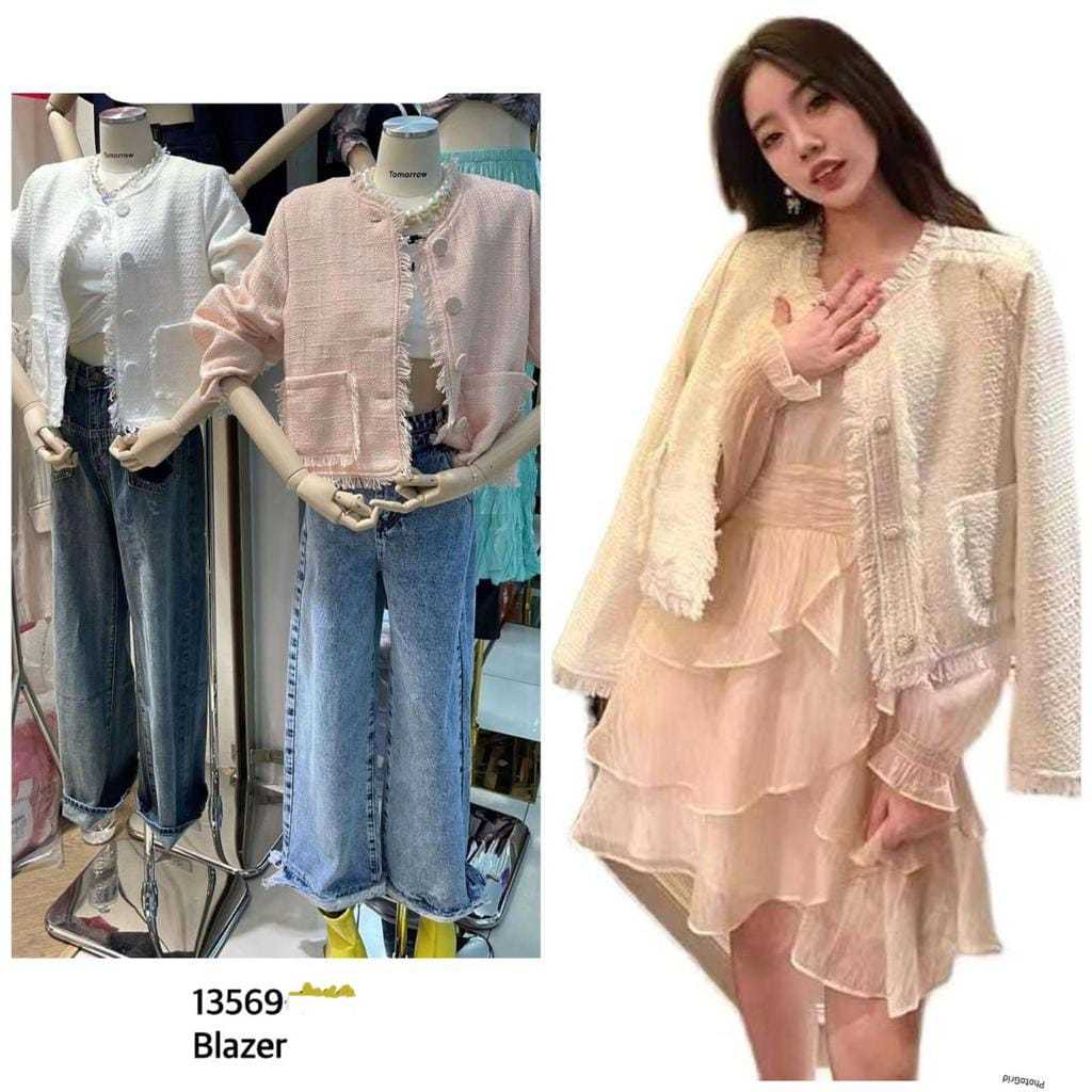 [7QUEEN] นําเข้า GISEL OUTER - เบลเซอร์นําเข้า - ผู้หญิง