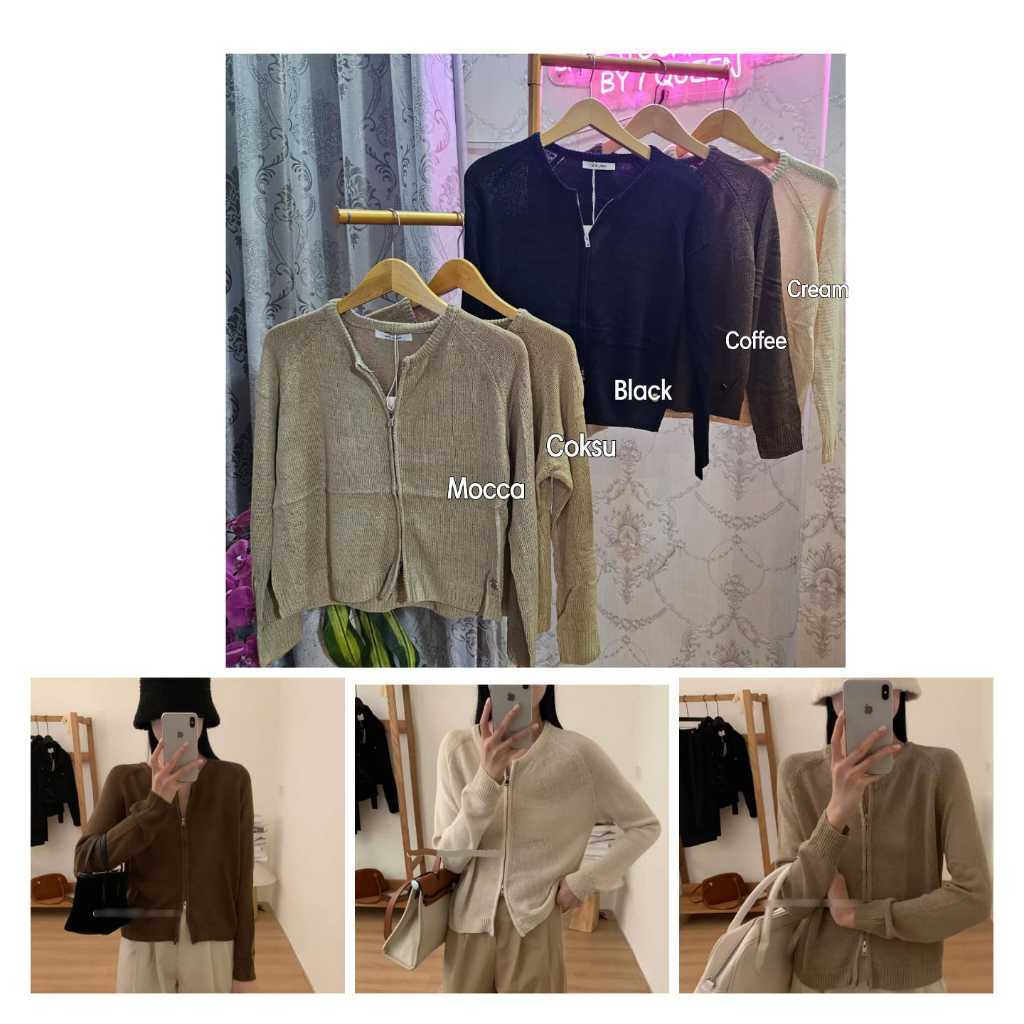 [7QUEEN] IMPORTED KNIT CARDIGAN - IMPORTED FASHION OUTER - ผู้หญิง