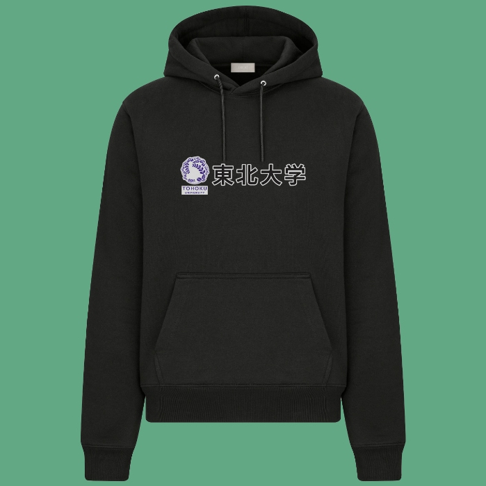 HOODIE เสื้อกันหนาว TOHOKU Daigaku University Japan เสื้อกันหนาว เสื้อผ้าผ้าฟลีซ